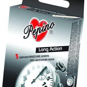 Pepino Long Action – tlmivé kondómy (3 ks)