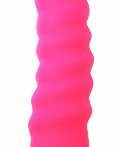 Silikónové dildo s prísavkou Hot Pink (18 cm) + darček Toybag