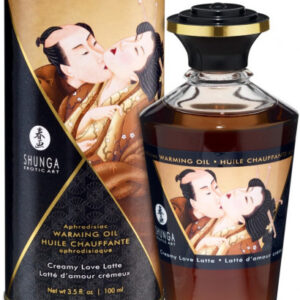 Shunga afrodiziakálny hrejivý zbozkávateľný olej – Love Latte (100 ml)