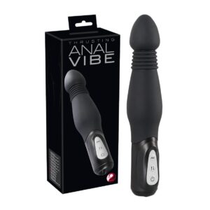 You2Toys Thrusting Anal Vibe análny vibrátor s posuvom čierny