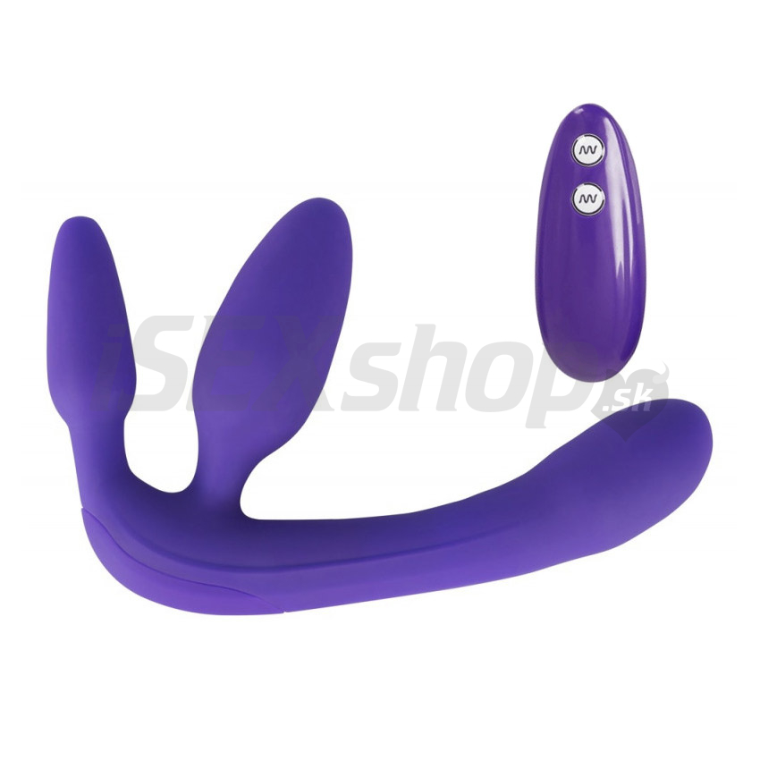 You2Toys Triple Teaser Vibrating Strapless Strap-On