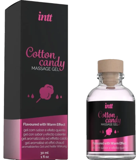 Zbozkávateľný masážny gél Cotton Candy (30 ml)