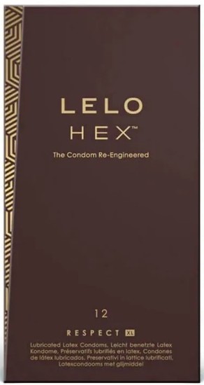 LELO Hex Respect – XL kondómy (12 ks)