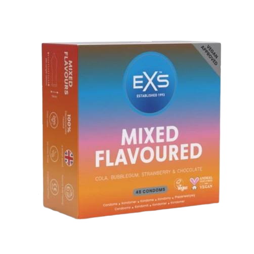 EXS Mixed Flavoured – mix ochutených kondómov (48 ks)